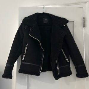 Black Zara Moto jacket